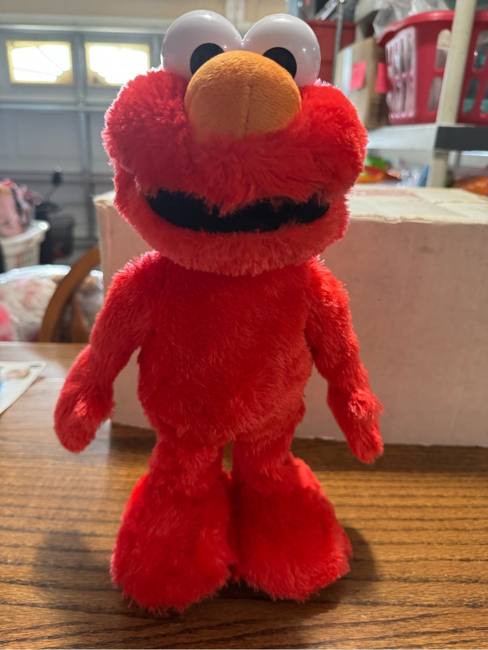 Red Elmo “slide” Plush Toy - Soft Kids Character Doll